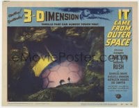 1r187 IT CAME FROM OUTER SPACE 3D LC #5 1953 Ray Bradbury classic sci-fi, FX image of man by ship!