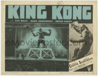 1r277 KING KONG LC #5 R1952 best image of giant ape chained on stage in front of huge crowd!
