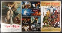 1r138 LORD OF THE RINGS 1-stop poster 1978 classic J.R.R. Tolkien novel, rare different art!