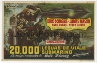 1r043 20,000 LEAGUES UNDER THE SEA Spanish herald 1955 Jules Verne classic, different MCP art!