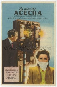 1r068 MYSTERIOUS DOCTOR SATAN part 3 Spanish herald 1943 different image of Ciannelli & gagged woman!