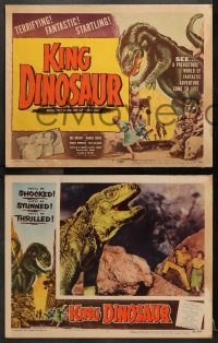 1r348 KING DINOSAUR 8 LCs 1955 cool fx images & artwork of the mightiest prehistoric monster of all!