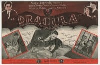 1r037 DRACULA Spanish herald 1931 Carlos Villarias, filmed at night on the same sets as Lugosi's!
