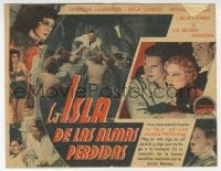 1r062 ISLAND OF LOST SOULS Spanish herald 1933 sexy Panther Woman Kathleen Burke, different & rare!