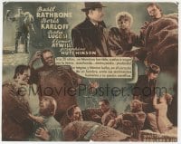 1r076 SON OF FRANKENSTEIN Spanish herald 1942 monster Boris Karloff, Bela Lugosi, Basil Rathbone