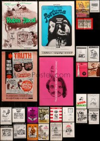 1s020 LOT OF 27 UNCUT PRESSBOOKS 1960s-1970s advertising for a variety of different movies!