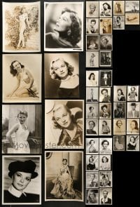 1s870 LOT OF 44 8X10 STILLS OF ACTRESS PORTRAITS 1940s-1950s great images of beautiful women!