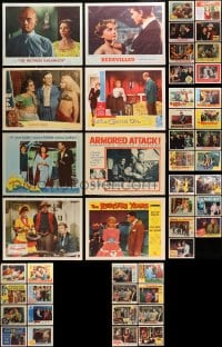 1s409 LOT OF 47 1950s LOBBY CARDS 1950s incomplete sets from a variety of different movies!
