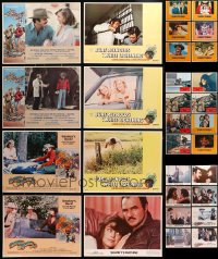1s427 LOT OF 30 LOBBY CARDS FROM BURT REYNOLDS MOVIES 1970s-1980s incomplete sets from his movies!