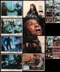 1s406 LOT OF 48 HORROR/SCI-FI LOBBY CARDS 1960s-1980s incomplete sets from scary movies!