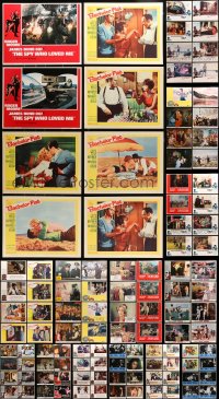 1s345 LOT OF 160 LOBBY CARDS 1960s-1980s complete & incomplete sets from a variety of movies!