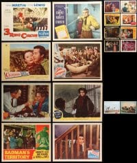 1s442 LOT OF 18 1940S-50S LOBBY CARDS 1940s-1950s great scenes from a variety of different movies!