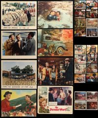 1s059 LOT OF 28 ENGLISH LOBBY CARDS 1960s-1970s great scenes from a variety of different movies!