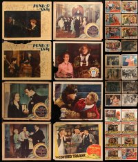 1s415 LOT OF 42 LOBBY CARDS 1940s-1950s incomplete sets from a variety of different movies!