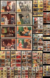 1s331 LOT OF 226 LOBBY CARDS 1940s-1960s incomplete sets from a variety of different movies!