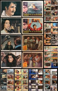 1s373 LOT OF 96 LOBBY CARDS 1950s-1970s incomplete sets from a variety of different movies!