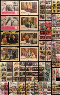 1s329 LOT OF 263 LOBBY CARDS 1950s-1960s incomplete sets from a variety of different movies!