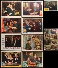 1s444 LOT OF 17 1940S LOBBY CARDS 1940s great scenes from a variety of different movies!