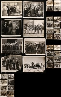 1s888 LOT OF 36 TRIMMED 8X10 STILLS 1920s-1940s great scenes from a variety of different movies!