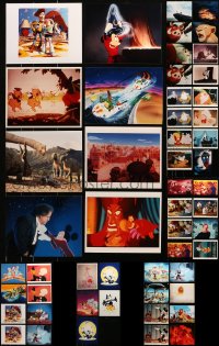 1s977 LOT OF 53 COLOR WALT DISNEY 8X10 REPRO PHOTOS 1990s-2000s great animation images!