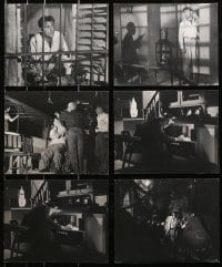 1s751 LOT OF 6 MACAO 8X10 TEST PHOTOS 1952 Robert Mitchum, Josef von Sternberg candid, Bendix!