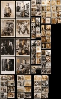 1s816 LOT OF 89 DISCOLORED 8X10 STILLS 1930s-1940s scenes & portraits from a variety of movies!
