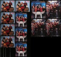1s752 LOT OF 12 STAR TREK 8X10 COMMERCIAL PHOTOS 1996 great TNG & DS9 cast portraits!