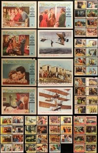 1s374 LOT OF 95 LOBBY CARDS 1950s-1960s incomplete sets from a variety of different movies!