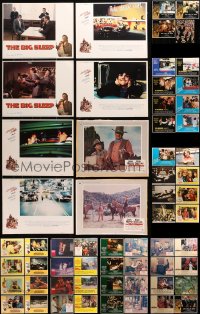 1s372 LOT OF 100 LOBBY CARDS 1960s-1980s incomplete sets from a variety of different movies!