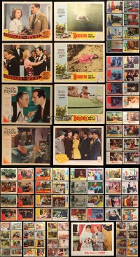 1s359 LOT OF 121 LOBBY CARDS 1950s-1960s incomplete sets from a variety of different movies!