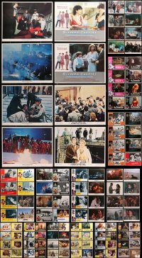 1s347 LOT OF 157 LOBBY CARDS 1960s-1980s incomplete sets from a variety of different movies!