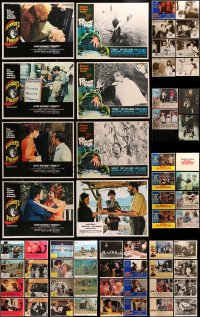 1s383 LOT OF 84 LOBBY CARDS 1960s-1980s incomplete sets from a variety of different movies!
