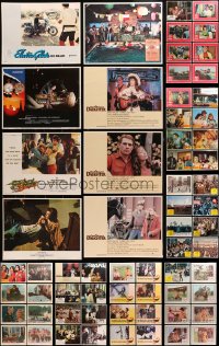 1s387 LOT OF 73 LOBBY CARDS 1960s-1970s incomplete sets from a variety of different movies!
