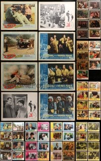 1s381 LOT OF 87 LOBBY CARDS 1930s-1960s incomplete sets from a variety of different movies!