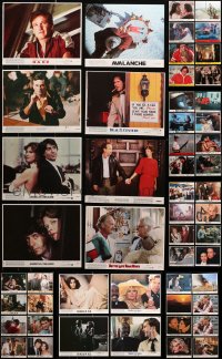 1s836 LOT OF 60 MINI LOBBY CARDS 1980s great scenes from a variety of different movies!
