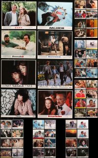 1s845 LOT OF 59 MINI LOBBY CARDS 1980s great scenes from a variety of different movies!