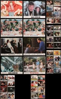 1s848 LOT OF 58 MINI LOBBY CARDS 1970s-1980s great scenes from a variety of different movies!