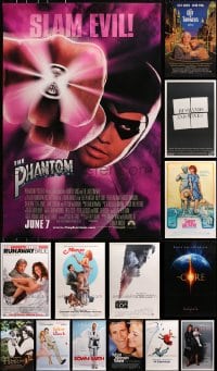 1s593 LOT OF 17 UNFOLDED SINGLE-SIDED MOSTLY 27X41 ONE-SHEETS 1980s-1990s cool movie images!