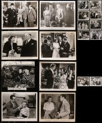 1s919 LOT OF 18 BARBARA STANWYCK 8X10 STILLS 1940s-1950s great scenes from several of her movies!