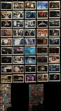 1s687 LOT OF 88 STAR TREK TRADING CARDS 1979 scenes from the movie + puzzle on the back!