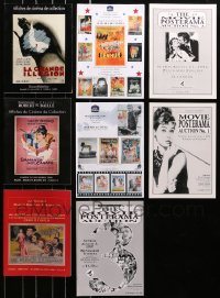 1s279 LOT OF 8 NON-U.S. MOVIE POSTER AUCTION CATALOGS 1990s-2000s great color images!