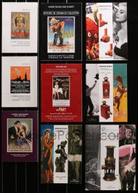 1s283 LOT OF 9 NON-U.S. AUCTION CATALOGS 2000s movie posters & other cool collectibles!