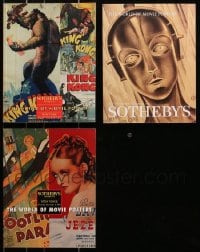 1s257 LOT OF 3 SOTHEBY'S MOVIE POSTER AUCTION CATALOGS 1990s-2000s The World of Movie Posters!