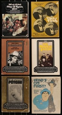 1s251 LOT OF 6 RICHARD J. ANOBILE SOFTCOVER AND HARDCOVER BOOKS 1970s-1980s Maltese Falcon & more!