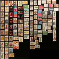 1s667 LOT OF 57 MISCELLANEOUS CARDS AND STICKERS 1970s-1980s a variety of different images!