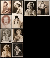 1s952 LOT OF 8 1930S PORTRAIT STILLS & 2 PICTURE FRAME PHOTOS OF FEMALE STARS 1930s cool!