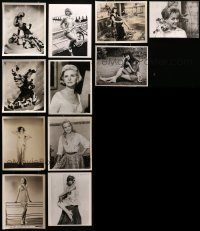 1s943 LOT OF 11 8X10 STILLS OF SEXY LADIES 1920s-1980s portraits of beautiful women!