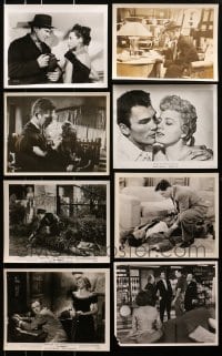 1s935 LOT OF 12 NOIR 8X10 STILLS 1940s-1950s great scenes from several different movies!