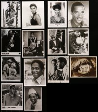 1s930 LOT OF 14 8X10 STILLS OF AFRICAN AMERICAN ACTORS AND MUSICIANS 1970s-1990s great portraits!