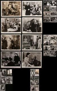 1s886 LOT OF 37 BETTE DAVIS 8X10 STILLS 1930s-1980s scenes from several of her movies!